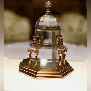 ‼️Swarovski Crystal Figurine Memories Gold Journeys Cathedral 243448 ‼️